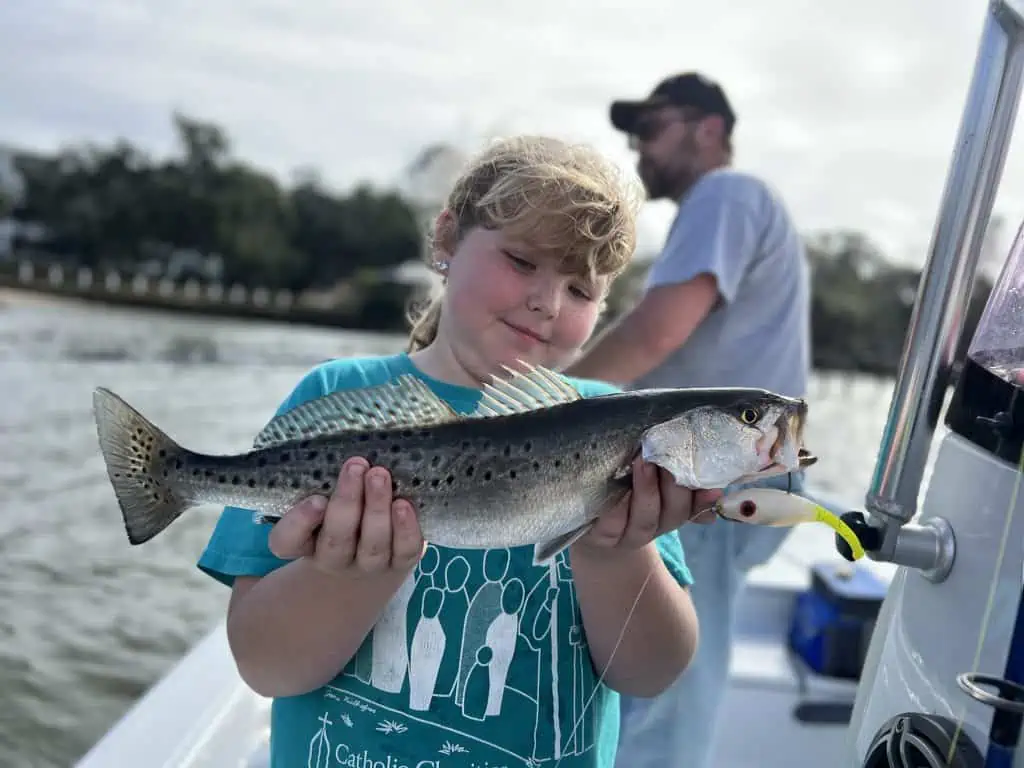 Good outing fishing a creek before a weather front came in : r