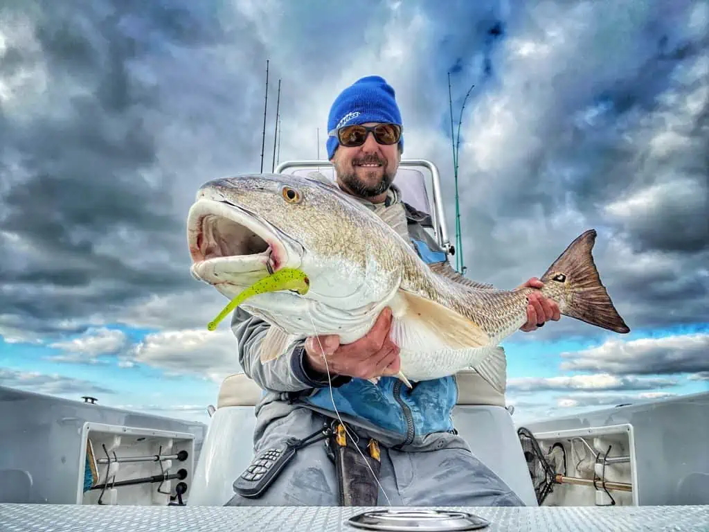 Dauphin Island bull redfish fishing charter Captain Patric Garmeson